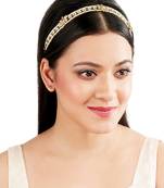 Floral multicolor kundan mathapatti sheeshphool