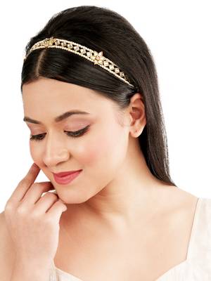 Floral multicolor kundan mathapatti sheeshphool 5