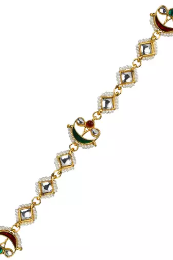 Kundan meenakari delicate mathapatti sheeshphool