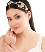 Kundan chandbali bridal mathapatti sheeshphool