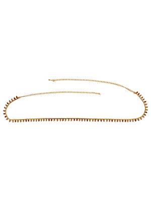 Copper gold plated leaf design waist chain 3