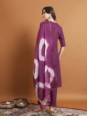   women kurta and trousers pant set cotton blend 2