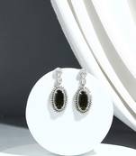 American Diamond Green Stone Earrings