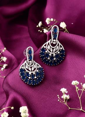 Royal Blue Earrings 1