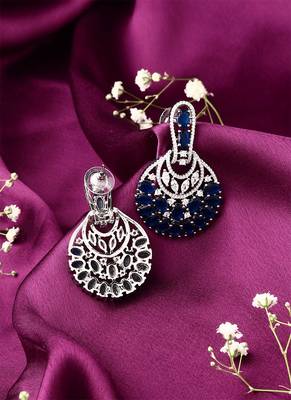 Royal Blue Earrings 2