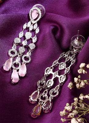 Long American Diamond Earrings 3