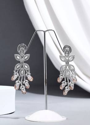 Leaf Shaped Long Earrings 1