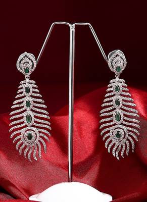 Long American Diamond Earrings 2
