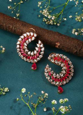 Multicolour Semi Circle Earrings 1