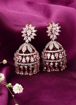 Floral Shaped Silver Earrings 1