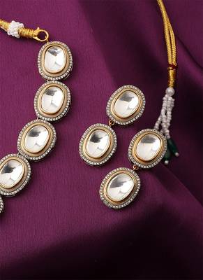 Round Necklace Set With Earrings 2