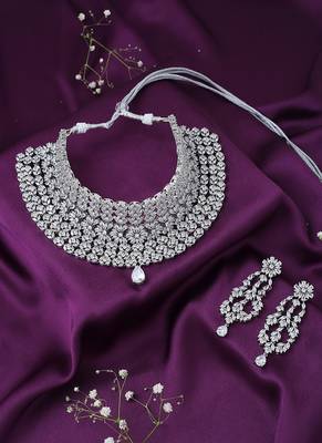 Heavy Layering Necklace Set For Weddings 1