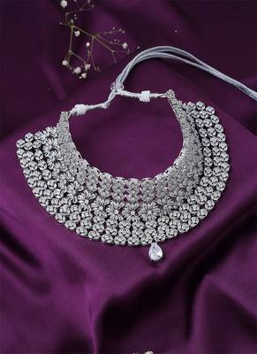 Heavy Layering Necklace Set For Weddings 3