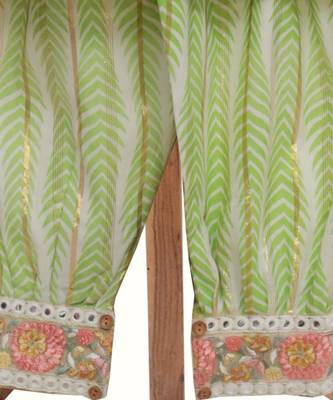 Light green cotton salwar suit set 3