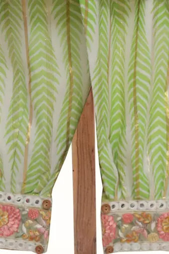Light green cotton salwar suit set