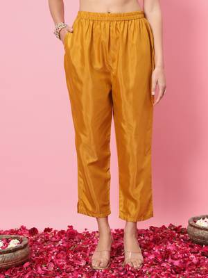  women flared kurta and trousers pant set cotton silk blend 4