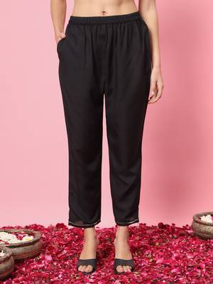  women embroidered viscose rayon a-line kurta with pant & dupatta set 4