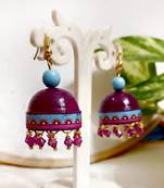Quilled hanging  jhumkas 10