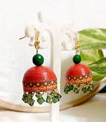Quilled hanging  jhumkas 6