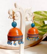 Quilled hanging  jhumkas 7