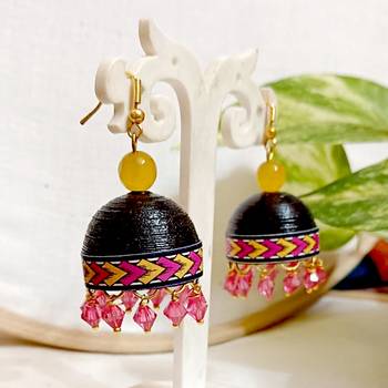 Quilled hanging  jhumkas 5 1