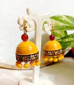 Quilled hanging  jhumkas 1