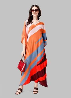 Multicoloured Printed Kaftan 1