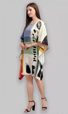 Multicolor short Kaftan top 1