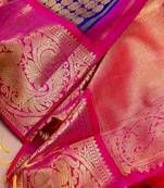 Multicolor Art Silk Sarees Woven  Saree With Unstitched Blouse