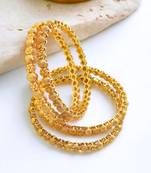 Gold plated 4pc sleek bangle