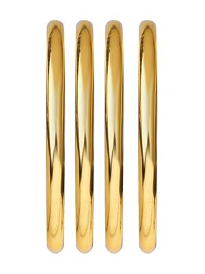 Golden gleam classic plain 4pc bangle 3