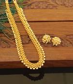 Designer gold plated necklace set