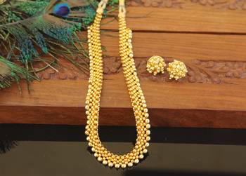Designer gold plated necklace set 2