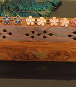 Beautiful gold plated stone earrings