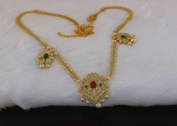 Designer gold plated hip chain 2