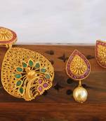 Designer matte finish pendant set