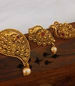 Designer matte finish mango pendant set