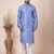 Multicolor Solid Jacquard Kurta Set For Men