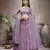 Purple Colour Girlish Sequins Work Partywear Lehena Set
