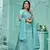 Sea Green Colour Girlish Sequins Work Partywear Lehena Set