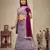 Wine Colour Ethnic Girlish Net Lehenga For Traditional Fancy Looks