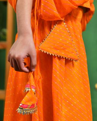 Girl's yellow stylish to with flared palazzo set 4