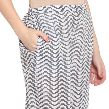 grey cottonprinted kurta with pant 4