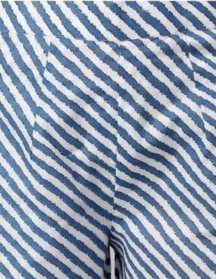 blue cottonprinted kurta with pant 3