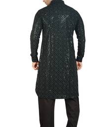 Arruga stylish black sequins pathani salwar