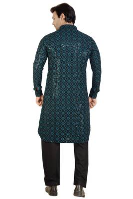 Arruga stylish black sequins pathani salwar 2