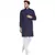rayon sequence long kurta for men (blue)