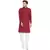 rayon sequence long kurta for men (maroon)
