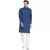 rayon sequence long kurta for men (turquoise)
