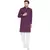 rayon sequence long kurta for men (wine)